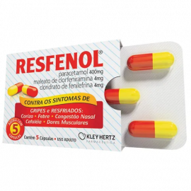 RESFENOL COM 5 CÁPSULAS