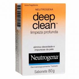 SABONETE FACIAL NEUTROGENA DEEP CLEAN LIMPEZA PROFUNDA BARRA 80G