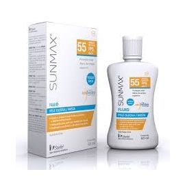SUNMAX FLUID FPS55 60ML PELE OLEOSA MISTA