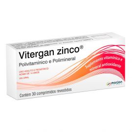 VITERGAN ZINCO 30CPDS